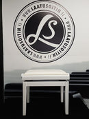 Pianopenkki kiiltävä valkoinen