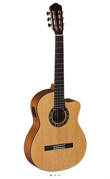 La Mancha Romero 32 CE-N kapeakaulainen elektroakustinen klassinen kitara
